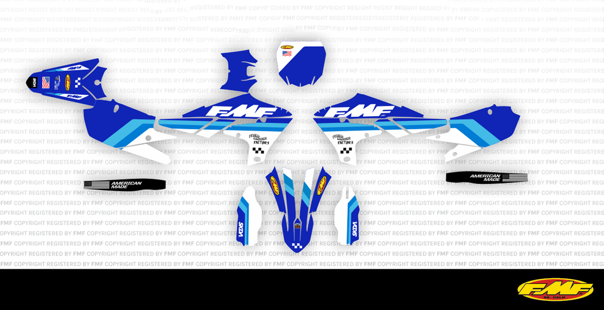 YAMAHA FMF GRAPHICS YZ450F 18-22 YZ250F 19-23 YZ450FX/ WR 19-22 YZ250F – FMF  Racing